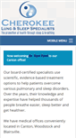 Mobile Screenshot of cherokeelungandsleep.com